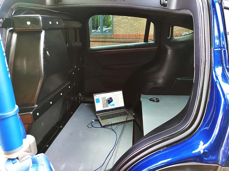 Tesla panel outdoor 3D scanning tesla Outdoor 3D scanning