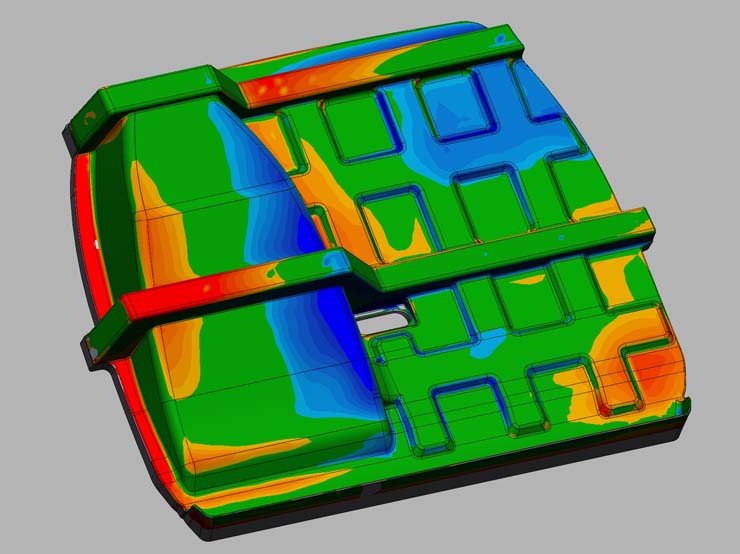 Comparison/Deviation 3D scan data Vs. CAD redesigned file Comparison/Deviation