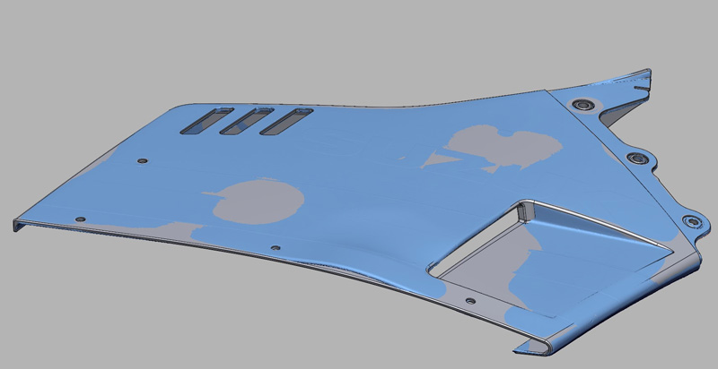 Comparison 3D Scan Data Vs. CAD Image