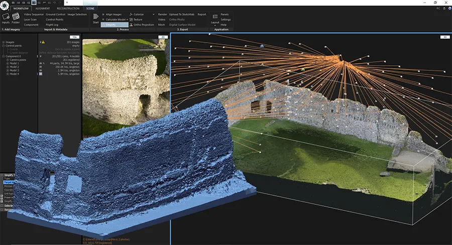 Archiving and Preservation (Outdoor 3D surveying) Image
