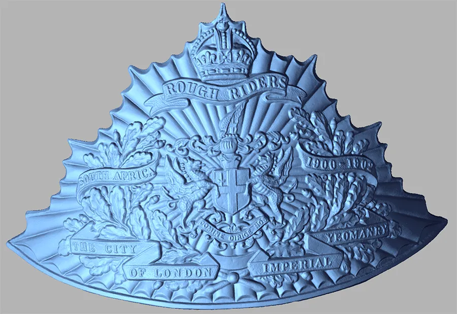 High-Resolution 3D Mesh (Front View) Image